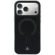 3. Etui Mercedes Leather 3D MagSafe na iPhone 17 Pro Max - czarne