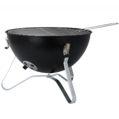 2. GRILL TURYSTYCZNY KULISTY 37CM CZARNY