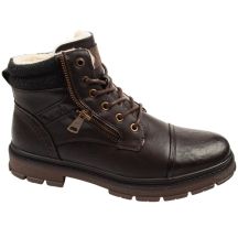 Wrangler buty męskie trzewiki Gillen Fur brązowe ocieplane botki modne