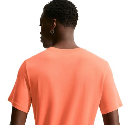 4. Koszulka męska Nike Nsw Tee Icon Futura pomarańczowa AR5004 835