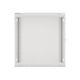 20. SZAFA INSTALACYJNA RACK WISZĄCA 19" 12U 600X600 SZARA DRZWI METALOWE (FLAT PACK)