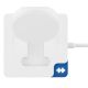8. Koncentrator Hyper HyperDrive Flex MagCharge USB-C, biały/niebieski
