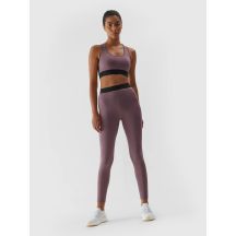Legginsy treningowe z materiałów z recyklingu damskie 4F