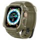 Etui z paskiem Spigen Rugged Armor Pro na Apple Watch Ultra (49 mm) - zielone