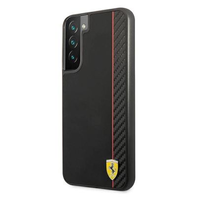 2. Etui Ferrari On Track Carbon Stripe na Samsung Galaxy S22+ - czarne