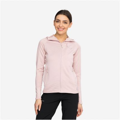 8. Bluza damska VIKING Birger Lady rozpinana z kapturem różowa