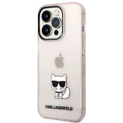 2. Etui Karl Lagerfeld Choupette Body na iPhone 14 Pro Max - różowe