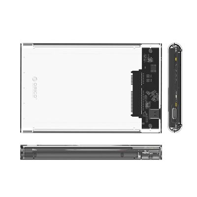 3. Kieszeń dyskowa Orico 2139C3 2,5" HDD/SSD USB-C 5Gb/s - przezroczysta