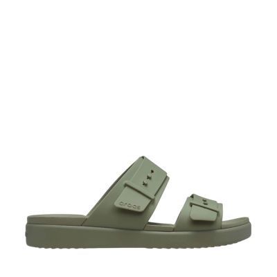 Klapki damskie Crocs Brooklyn Buckle Low zielone 211215 3BX 38-39