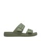 Klapki damskie Crocs Brooklyn Buckle Low zielone 211215 3BX 38-39