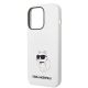6. Etui Karl Lagerfeld Silicone Choupette na iPhone 14 Pro Max - białe