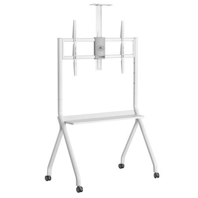 15. MACLEAN STAND / WÓZEK DO TV, PÓŁKA NA KAMERĘ, NA KÓŁKACH, 55-100", MAX. OBCIĄŻENIE 120KG/10KG PÓŁKA, MAX. VESA 900X600 MC-114