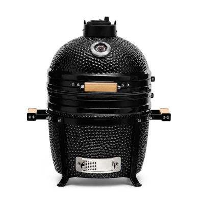 4. Kamado Bono Minimo Ceramic Grill 15” Kamado barbecue/grill Wózek Węgiel drzewny (paliwo) Czarny