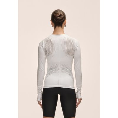 4. Koszulka damska Casall Maze Long Sleeve biały