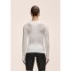 4. Koszulka damska Casall Maze Long Sleeve biały