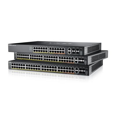 4. Switch Zyxel XGS2220-30HP 30p PoE (PoE+: 16;PoE++: 10) 400W Managed Gigabit/10G