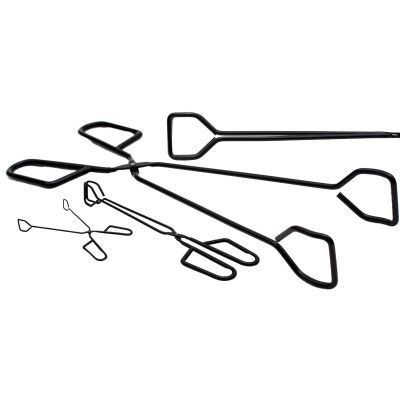 8. SZCZYPCE DO GRILLA CZARNE dł 31,5cm