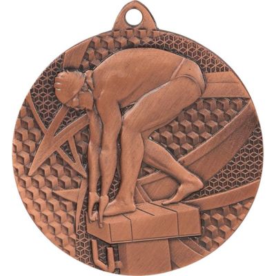 5. Medal brązowy- pływanie - medal stalowy