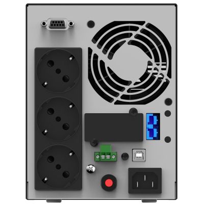 2. UPS Bluewalker PowerWalker VFI 1000 AT - RS-232, USB - Złącza wyjściowe: 3 (10122180)