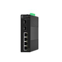 Przełącznik przemysłowy LevelOne Hilbt GB/SL 6-portowy/IP30+DIN 1Gbps