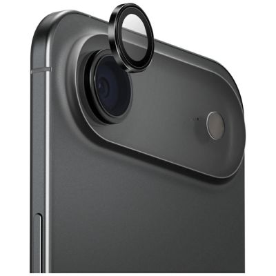 Szkło na aparat UNIQ Optix Aluminium Camera Lens Protector na iPhone 17 Air z aplikatorem - czarne