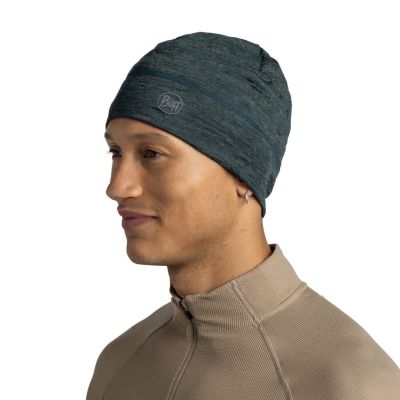 3. Czapka BUFF MERINO LIGHTWEIGHT BEANIE MULTISTRIPES FOREST
