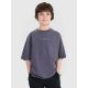 T-shirt oversize z nadrukiem chłopięcy 4F 4FJWSS25TTSHM1879-22S