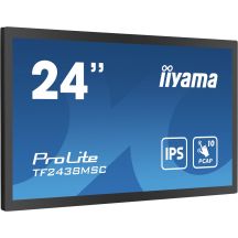 iiyama 23,8-calowy, 10-punktowy monitor dotykowy PCAP Open Frame z technologią panelu IPS, szklaną konstrukcją od krawędzi do krawędzi, powłoką zapobiegającą pozostawianiu odcisków palców i metalową obudową
