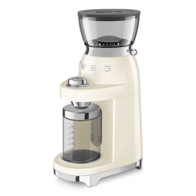 15. Smeg CGF03CREU młynek do kawy 150 W Kremowy