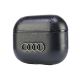 2. Etui Audi Leather Big Logo na AirPods 3 - czarne