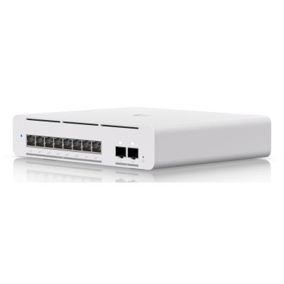 10. Switch UBIQUITI USW-PRO-XG-8-POE UniFi Pro XG 8 PoE Zarządzany L2/L3 10G Ethernet (100/1000/10000) Obsługa PoE Szary