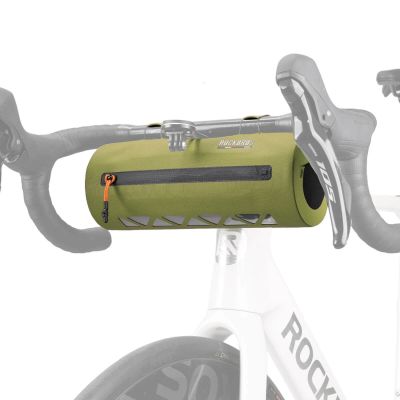 Torba rowerowa Rockbros AS-145 ROAD TO SKY na kierownicę wodoodporna 2 l - zielona