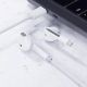 7. Słuchawki przewodowe Acefast L13 douszne z mikrofonem USB-C - białe