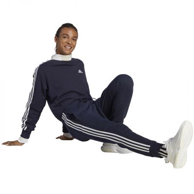 4. Spodnie adidas Essentials French Terry Tapered Cuff 3-Stripes M IC9406