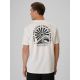 2. T-shirt relaxed z nadrukiem męski 4F 4FRSS26TTSHM4296-11S
