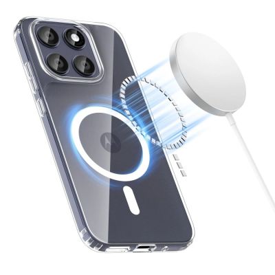 3. Etui Tech-Protect FlexAir Hybrid MagSafe na Motorola Moto G67 / G77 - przezroczyste