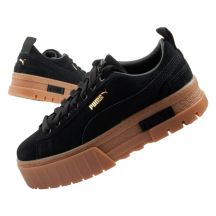 Puma Mayze buty damskie sportowe Sneakersy platforma czarne modne skóra