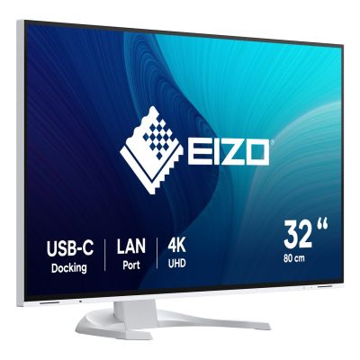 8. Monitor EIZO FlexScan EV3240X-WT - 80 cm (31.5") - 3840 x 2160 pikseli - 4K Ultra HD - LCD - 5 ms - Biały