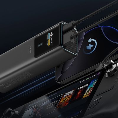 2. Powerbank Cuktech CKPB100PGLBL 150W 10000mAh USB-C USB-A - czarny