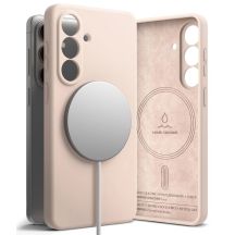 Etui Ringke Silicone MagSafe na Samsung Galaxy S26 - różowe