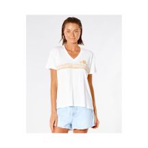 T-Shirt RIP CURL Sunset V-Neck Tee - biały