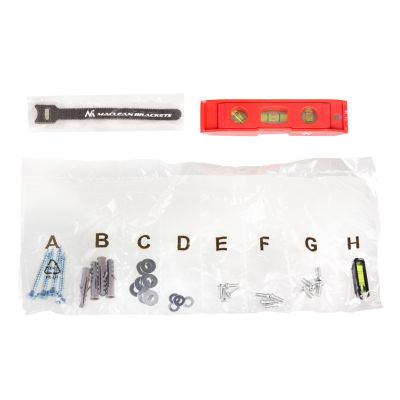 10. MACLEAN UCHWYT DO TV MAX VESA 600X400, 32-80", 45KG, REG. ODCHYLENIA +0°~-10° MC-413