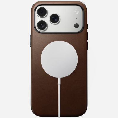 2. Nomad Modern Leather Case pokrowiec na telefon komórkowy 17,5 cm (6.9") Brązowy