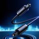 4. Kabel Ugreen AV122 70892 optyczny audio Toslink / SPDIF 2m - czarny