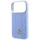 5. Etui Guess Stripe Peony 4G Logo MagSafe na iPhone 18 Pro / 17 Pro - jasnoniebieskie