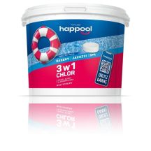 Acrylmed 3kg Multichlor 200g do długotrwałej dezynfekcji wody w basenie - tabletki