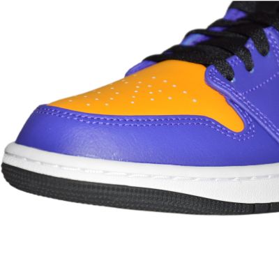 10. Buty  Air Jordan 1 MID Sneakersy Los Angeles Lakers LA - DQ8426-517