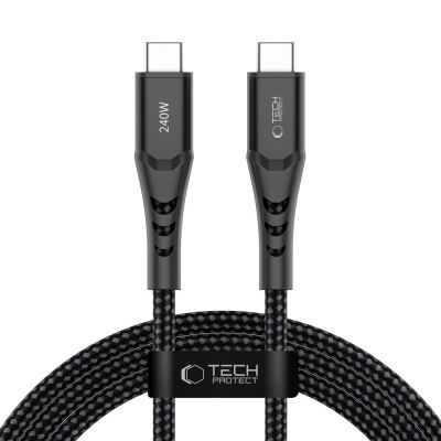 Kabel Tech-Protect Ultraboost UB11T USB-C / USB-C PD 240W / QC3.0 200 cm - czarny