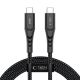 Kabel Tech-Protect Ultraboost UB11T USB-C / USB-C PD 240W / QC3.0 200 cm - czarny