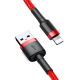 5. Kabel Baseus Cafule USB-A / Lightning 2.4A QC 3.0 1 m - czerwony